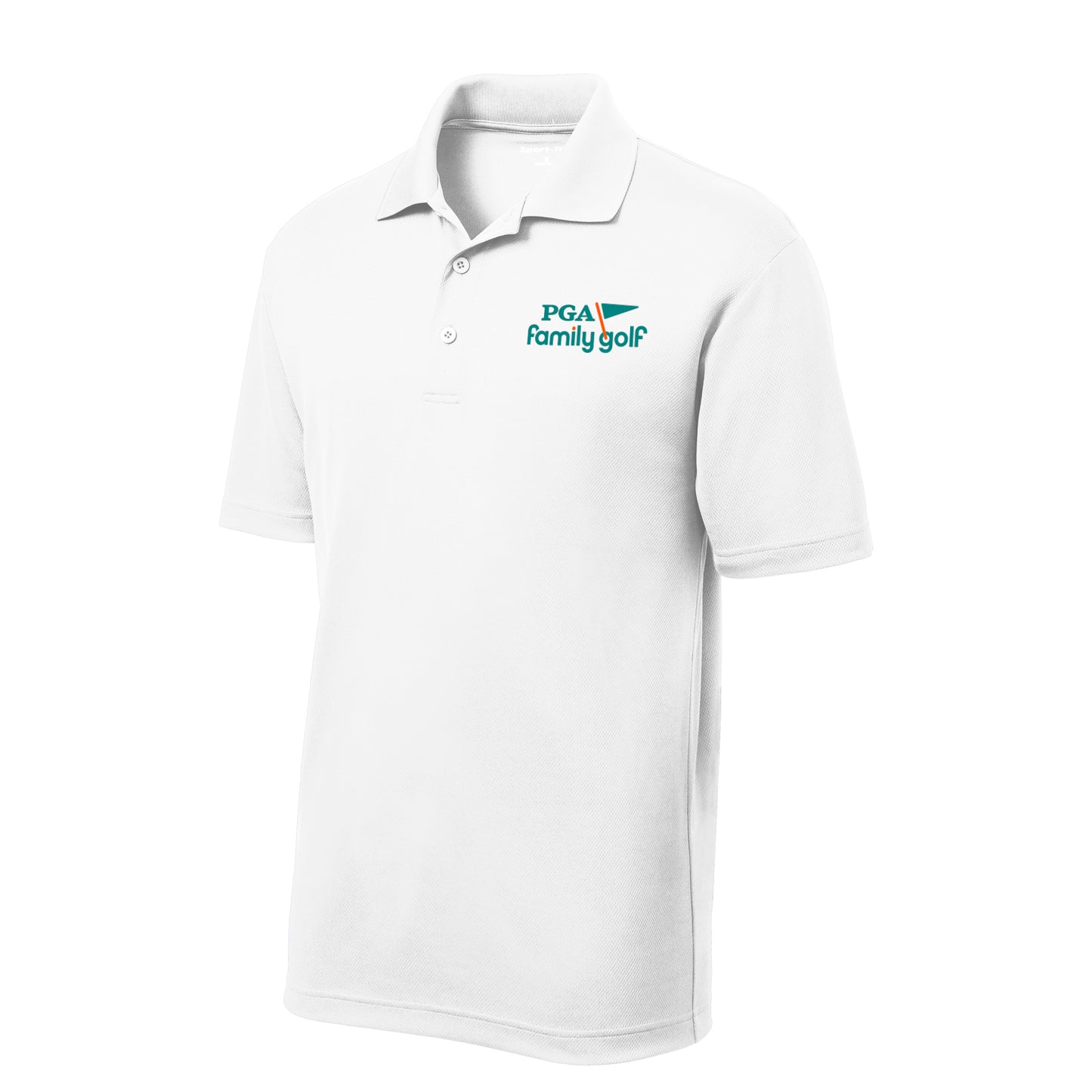 PGA Family Golf Youth Polo - White