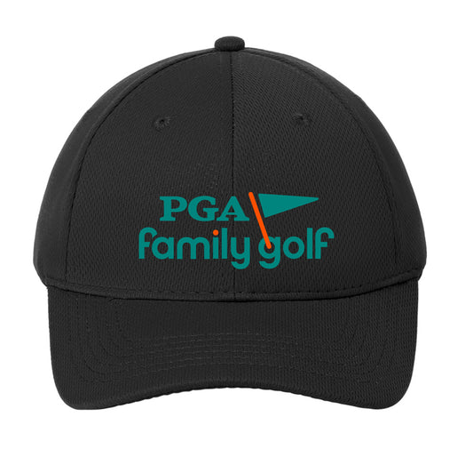 PGA Family Golf Adult Baseball Cap - Black