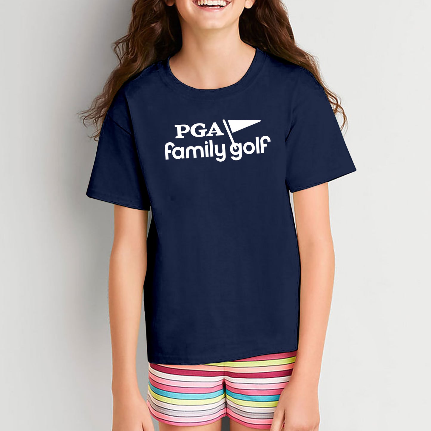 PGA Family Golf Youth T-Shirt - Navy