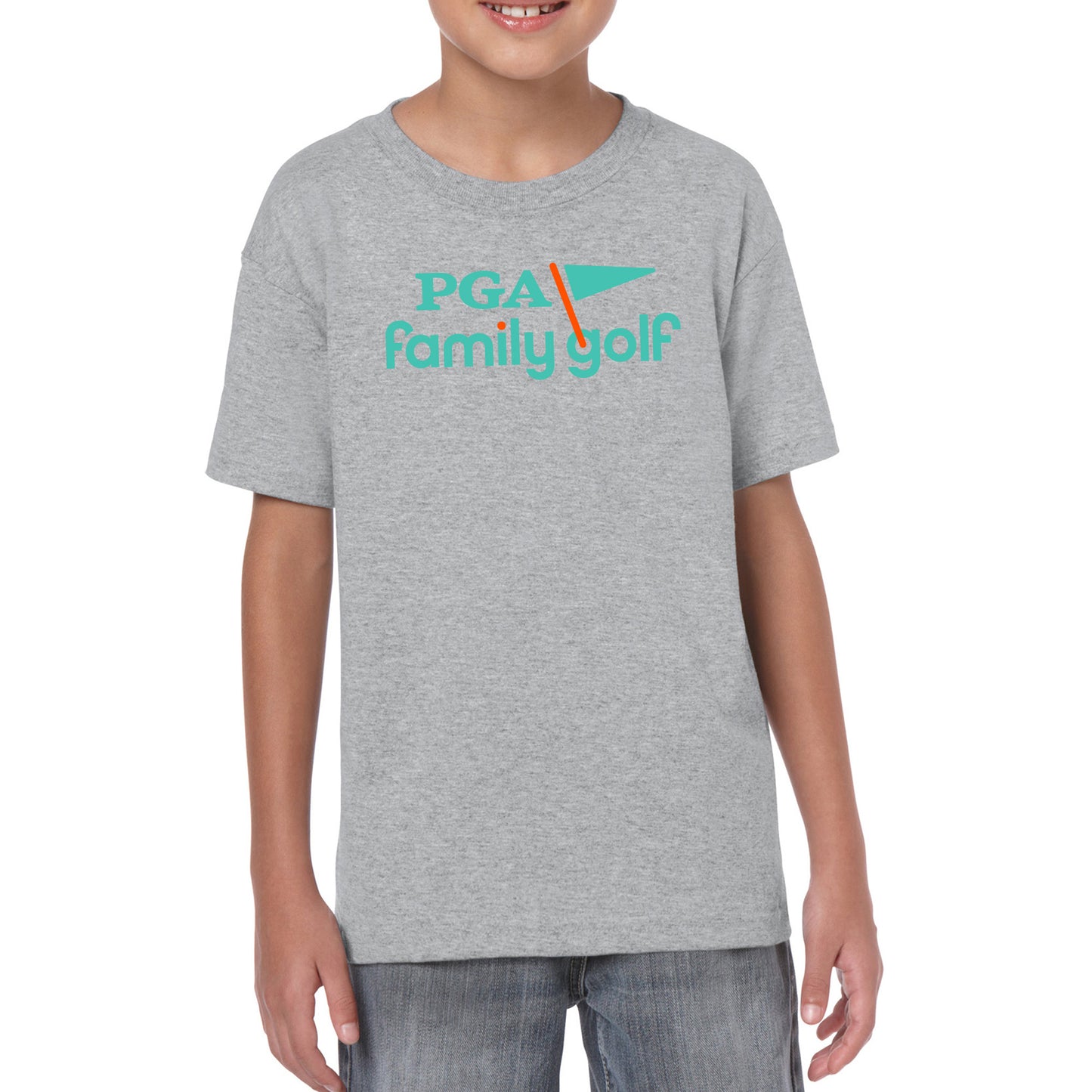 PGA Family Golf Youth T-Shirt - Sport Grey