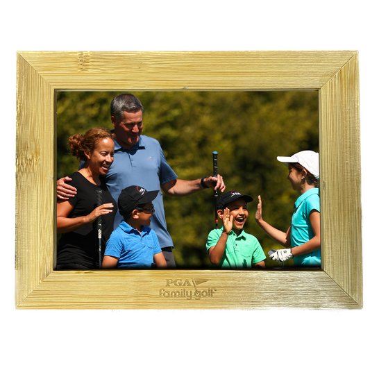 Bamboo Picture Frame - PGA Family Golf